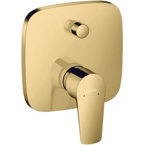 Hansgrohe Talis E afbouwdeel v. inbouw badkraan met omstel m. zekerheidscombinatie polished gold