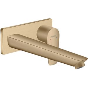 Hansgrohe Talis E afbouwdeel v. inbouw wastafelkraan met uitloop 22.5cm brushed bronze 71734140