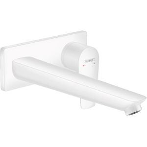 Hansgrohe Talis E afbouwdeel v. inbouw wastafelkraan met uitloop 22.5cm mat wit 71734700