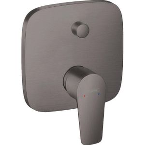 hansgrohe 71745340 Talis E badmengkraan inbouw geborsteld zwart chroom eengreepsmengkraan