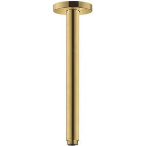 hansgrohe Plafondaansluiting S voor regendouche, aansluiting hoofddouche 30 cm, gepolijst goud look