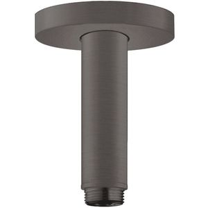 Hansgrohe - Plafondbevestiging S - Plafondaansluiting - Brushed Black Chroom - 10 cm