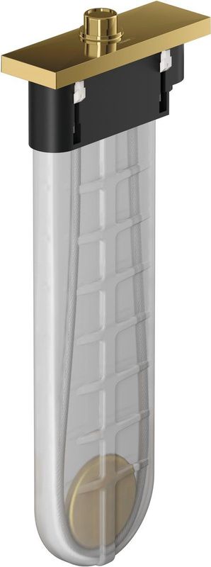Hansgrohe sBox afbouwdeel rechthoekig, Polished Gold Optic