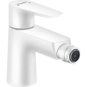 Hansgrohe Talis e 1-gr bidetmengkraan met wastegarnituur mat wit 71720700