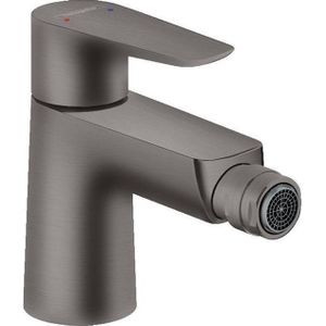 hansgrohe 71720340 Talis E trekstang-afvoergarnituur geborsteld zwart chroom eengreeps-bidetmixer