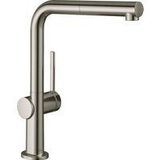 Hansgrohe Talis 1-gr keukenmkr 270 uittrekb uitloop sBox rvs-look 72809800