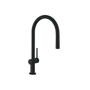 Hansgrohe Talis M54 Keukenmengkraan - uittrekbare handdouche 1- straalsoort - zwart mat 72802670