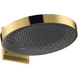 Hansgrohe Rainfinity hoofddouche wand rond 36cm polished gold optic 26230990