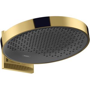 Hansgrohe Rainfinity hoofddouche wand rond 36cm polished gold optic 26230990