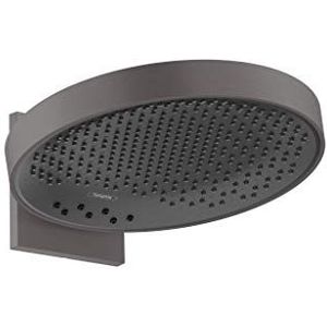 Hansgrohe Rainfinity PowderRain hoofddouche 360 3 straalsoorten met douchearm verticaal kantelbaar, geborsteld zwart/chroom