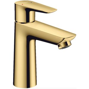 Hansgrohe Talis E ééngreeps Wastafelmengkraan 110 CoolStart Zonder Afvoer Polished Gold Optic