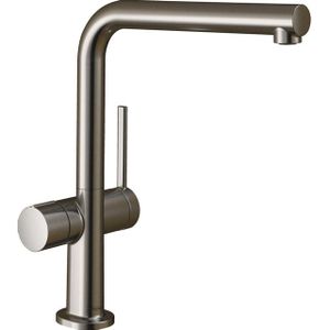 Hansgrohe Talis M51 1-gats keukenkraan 270 1jet m. stopkraan voor vaatwasser RVS-look 72827800