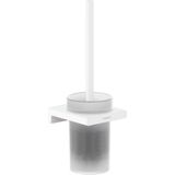 Hansgrohe - AddStoris - Toiletborstelhouder - Mat Wit - Metaal en Glas