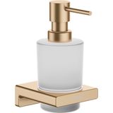 Hansgrohe - AddStoris - Zeeppompje - Brushed Bronze - Glas en Metaal