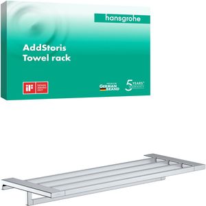 Hansgrohe - AddStoris - Handdoekrek - Chroom - Metaal