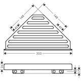 Hansgrohe - AddStoris Seifenkorb, 41741670