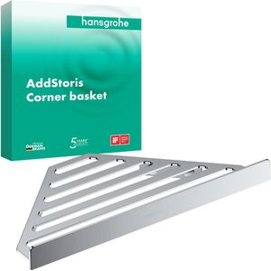 Emco Loft Corner Sponsmand met afneembare kunststof inzetstuk, zwart
