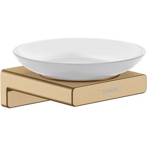 Hansgrohe - AddStoris - Zeepbakje - Brushed Bronze - Glas met Wandhouder