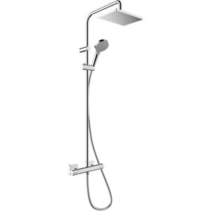 Vernis Shape - Duschset Showepipe 230 mit Thermostat, EcoSmart, verchromt 26097000 - Hansgrohe