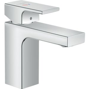 hansgrohe Vernis Shape ééngreeps wastafelmengkraan 100 met trekwaste chroom