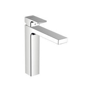 hansgrohe Wastafelarmatuur Vernis Shape, kraan bad met uitloop hoogte 190 mm, met trekstang, badkraan waterbesparend, chroom