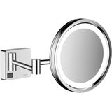 AddStoris - Wand-Kosmetikspiegel mit led Leuchte, verchromt 41790000 - Hansgrohe