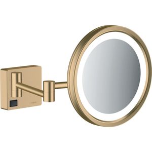 Hansgrohe - AddStoris - Scheerspiegel - Brushed Bronze - LED Verlichting