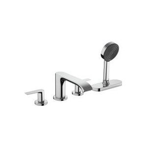 Hansgrohe Vivenis 4-gats badrandmengkraan met handdouche, douchehouder, doucheslang en s-box, chroom