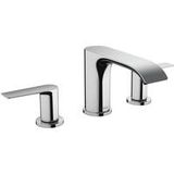 Hansgrohe - Vivenis - Waschtischarmatur 90, 3-Loch Installation, mit Ablaufgarnitur Push-Open, EcoSmart, verchromt 75033000