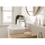 hansgrohe Vernis Blend 1-greep wasbak mixer 190 met geïsoleerde waterstroom en hefklep chroom, 71572000