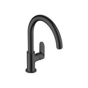 hansgrohe Vernis Blend M35 ééngreeps keukenmengkraan 210 1jet met draaibare uitloop mat zwart
