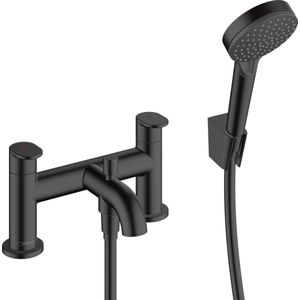 Hansgrohe - Vernis Blend - Badrandmengkraan - Mat Zwart - 2-gats met Handdouche