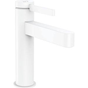 Hansgrohe Finoris wastafelkraan coolstart 110 pop-up plug mat wit 76024700