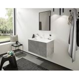 hansgrohe Finoris ééngreeps wastafelmengkraan 110 met Push-Open mat wit, 76023700