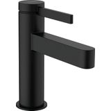 Hansgrohe - Finoris - Waschtisch Einhebelmischer 100, mit Ablaufgarnitur Push-Open, EcoSmart, schwarz matt 76010670