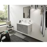Hansgrohe Finoris - Waschtisch Einhebelmischer 110, mit Ablaufgarnitur Push-Open, EcoSmart, verchromt 76023000