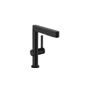 Wastafelkraan finoris hansgrohe 230 2 jets met uittrekbare vuistdouche met pushopen mat zwart
