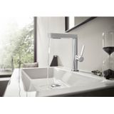 Hansgrohe - Finoris - Waschtisch Einhebelmischer 230, mit Ablaufgarnitur Push-Open und ausziehbarer Brause, EcoSmart, verchromt 76063000