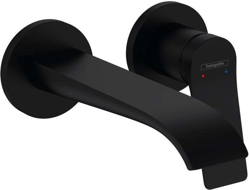 Hansgrohe - Vivenis - Unterputz-Waschtischarmatur, 2-Loch Installation, EcoSmart, schwarz matt 75050670