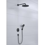 Hansgrohe - Croma - Duschset 280, mit Thermostat Ecostat S-Unterputz, schwarz matt 27961670