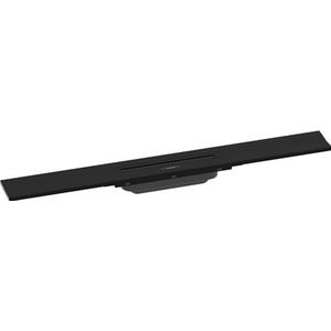 hansgrohe RainDrain Flex Fertigset Duschrinne 700 kürzbar zur Wandmontage Mattschwarz, 56050670