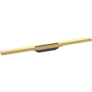 hansgrohe RainDrain Flex Fertigset Duschrinne 800 kürzbar Polished Gold Optic, 56044990