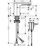 Hansgrohe Vernis Blend Elektronische Kraan 71503000