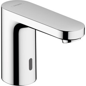 hansgrohe Vernis Blend Elektronik-Waschtischmischer für Kaltwasser oder vorgemischtes Wasser Batteriebetrieb Chrom, 71503000