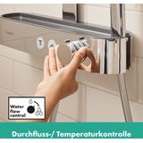 Duschsäule 260 Pulsify s EcoSmart mit Thermostatmischer ShowerTablet Select 400 verchromt 24221000 - Hansgrohe