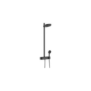 hansgrohe Pulsify S Showerpipe 2jet mt ShowerTablet Select 400 mat zwart