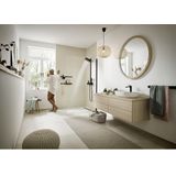 Pulsify s - Duschset 260 mit Thermostat ShowerTablet Select 400, 2 Strahlen, EcoSmart, Schwarz matt 24241670 - Hansgrohe