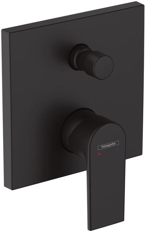 Vernis Shape - Unterputz-Badewannenarmatur, schwarz matt 71469670 - Hansgrohe
