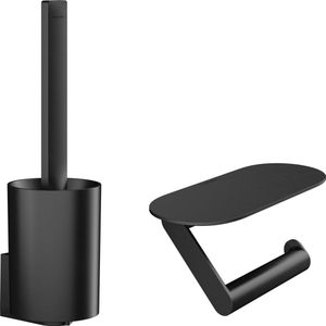 WallStoris - WC-Accessoires, Schwarz matt 27969670 - Hansgrohe