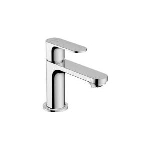 Wastafelmengkraan hansgrohe rebris s eengreeps 80 coolstart met trekwaste chroom